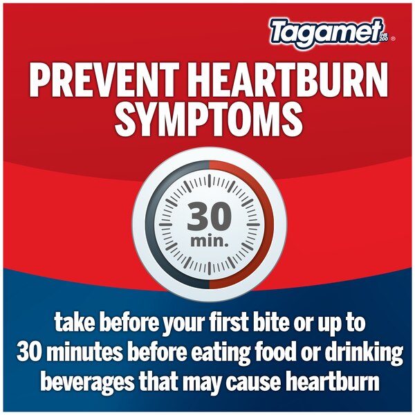 Tagamet HB 200 mg Acid Reducer and Heartburn Relief Tablets