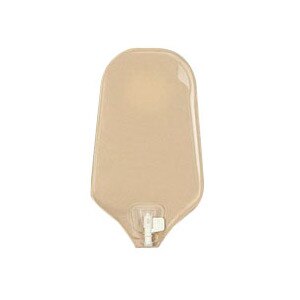 Sur-Fit Natura Urostomy Pouch W/1-SD COMF Panel & Accuseal Tap W/Valve OPA, 10 in. L, 10CT image.