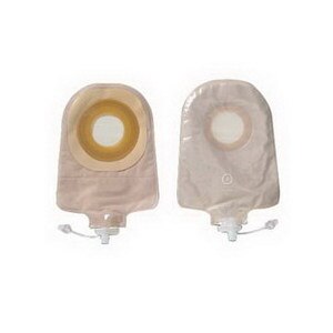 Hollister Premier 1-piece Pre-sized Urostomy Pouch with Tape 10CT image.