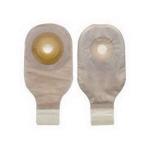 Hollister Premier 1-PC Pre-sized Lock 'n Roll Drainable Pouch with Tape TRANS, 5CT image.