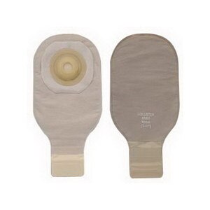 Hollister Premier 1-PC Pre-sized Lock'n Roll Drainable Pouch with Tape Beige, 5CT image.