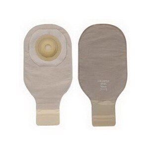 Hollister Premier 1-PC Pre-sized Lock'n Roll Drainable Pouch with Tape Beige, 5CT image.