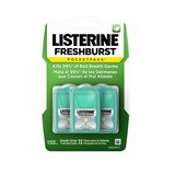 Listerine Pocketpaks Breath Strips, Fresh Burst, 24 CT, 3 Pack, thumbnail image 1 of 10