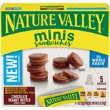 Nature Valley Minis Chocolate Peanut Butter Sandwiches, 5 CT, thumbnail image 2 of 3