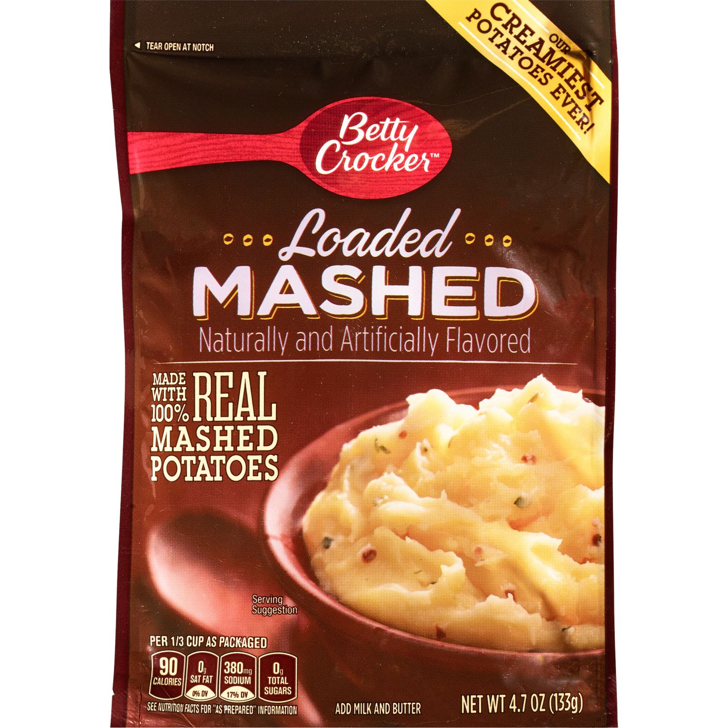 Betty Crocker Loaded Mashed Potato Mix, 4.7 OZ image.