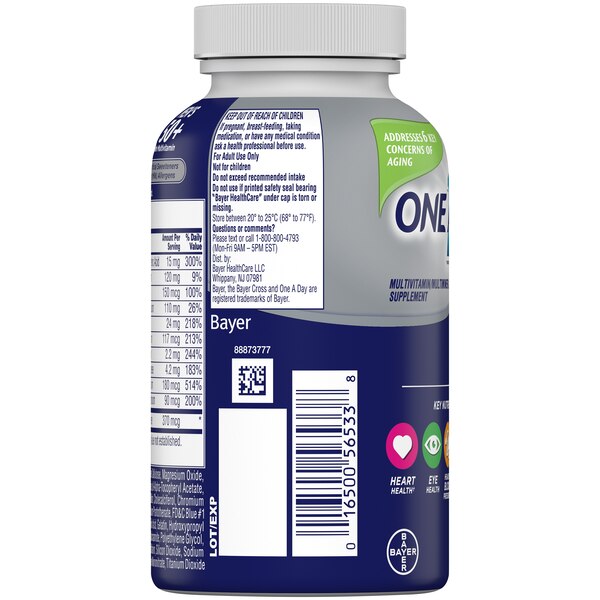 One A Day Men's 50+ Healthy Advantage Multivitamin Tablets