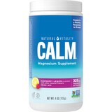 Natural Vitality Calm Magnesium Supplement Drink Mix, Raspberry-Lemon Flavor, 4 OZ, thumbnail image 1 of 9