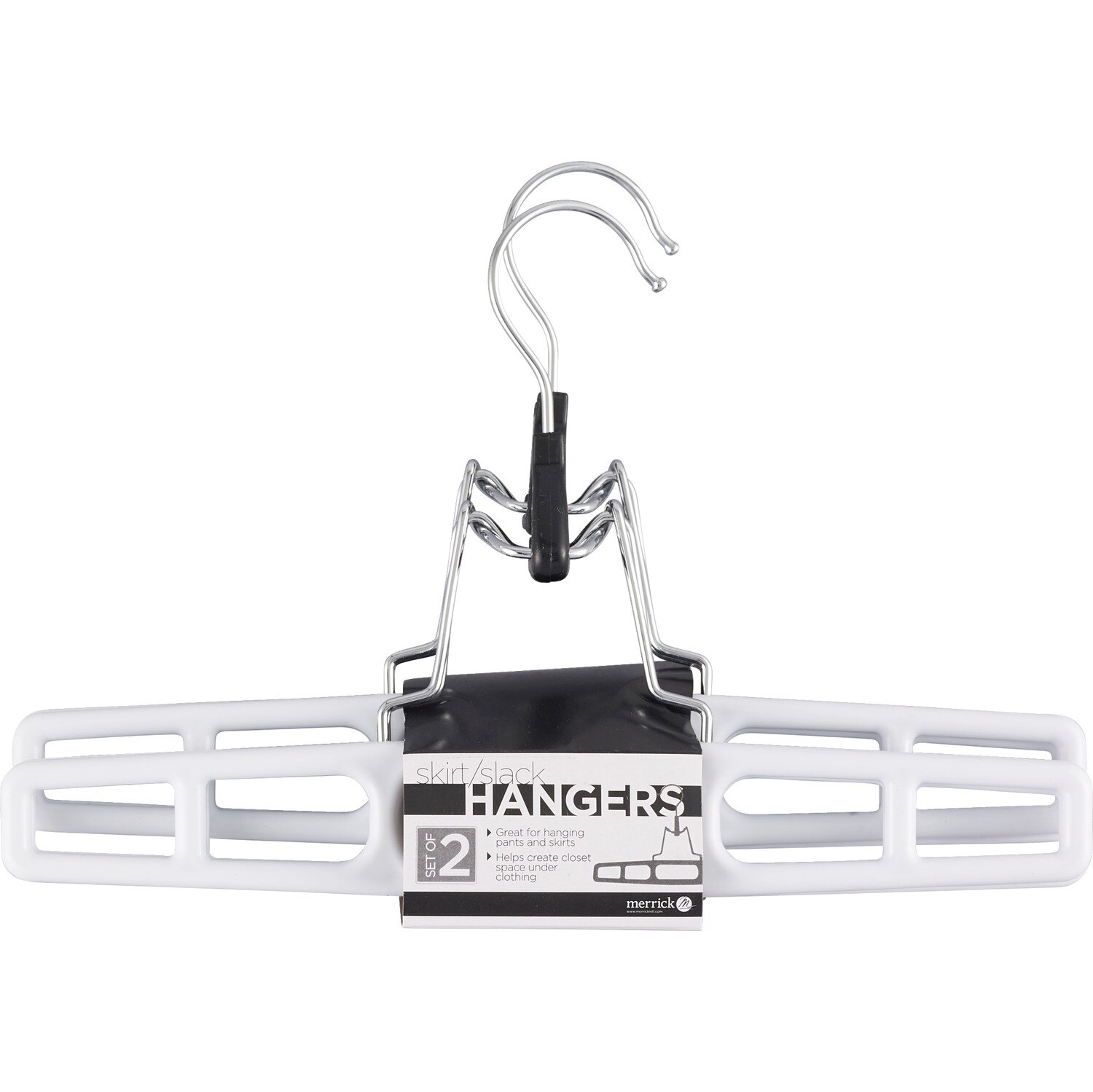 Merrick Plastic Skirt/Slack Hangers image.