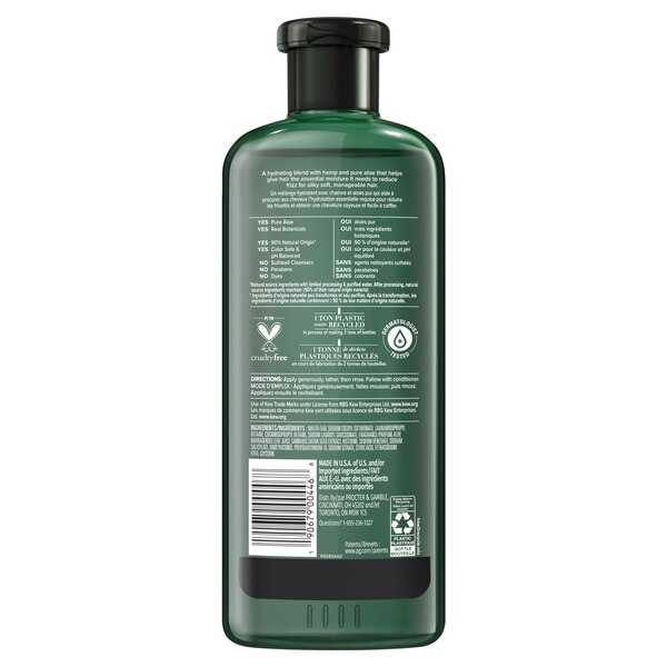 Herbal Essences Bio Renew Potent Aloe & Hemp Frizz Control Shampoo