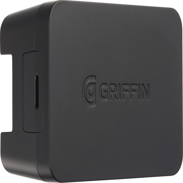 Griffin PowerBlock USB-C PD 18W Wall Charger - Black (North America). Lifetime Warranty.