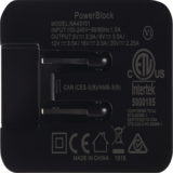 Griffin PowerBlock USB-C PD 18W Wall Charger - Black (North America). Lifetime Warranty., thumbnail image 4 of 4
