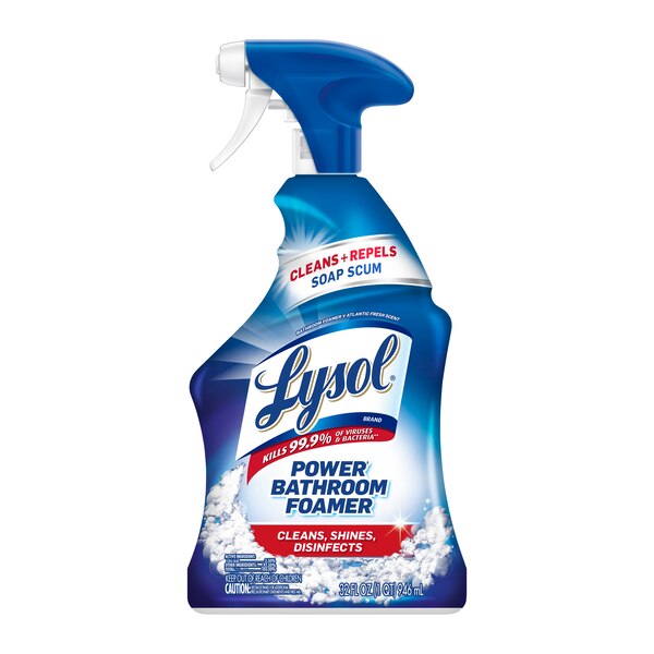 Lysol Bathroom Cleaner Spray Sunshine, Fresh Scent, 32 oz