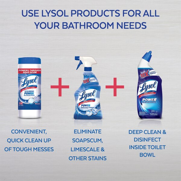 Lysol Bathroom Cleaner Spray Sunshine, Fresh Scent, 32 oz