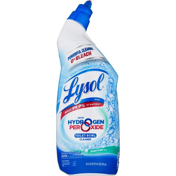 Lysol Complete Clean Toilet Bowl Cleaner with Bleach Free Value Pack, 24 OZ