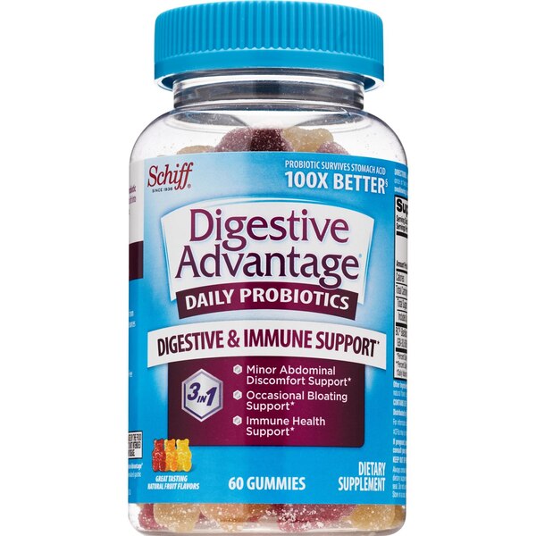 Digestive Advantage Daily Probiotic Gummies, 60CT