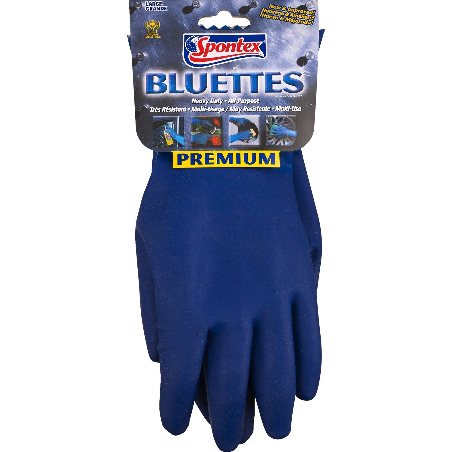 Spontex Bluettes Premium Gloves, Large image.
