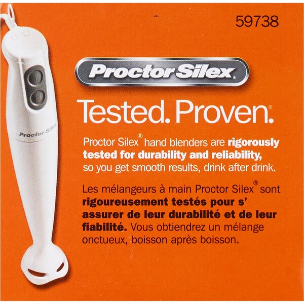 Proctor Silex Durable Hand Blender Extra-Long 5ft Cord