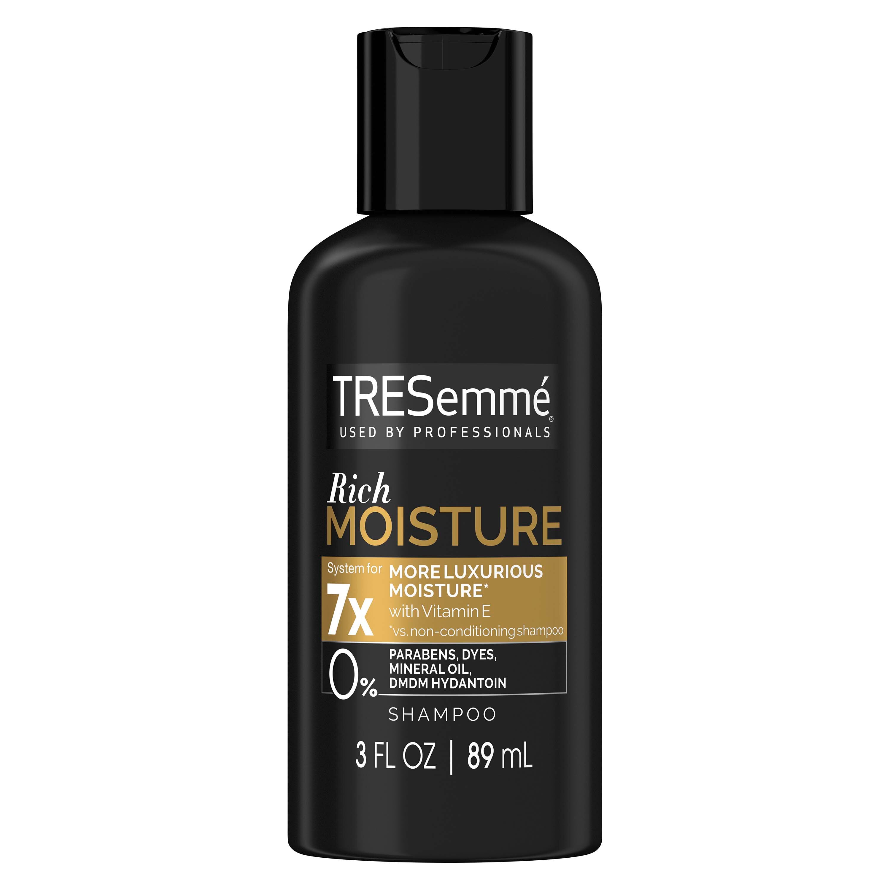 TRESemme Travel Size Moisture Rich Shampoo, 3 OZ