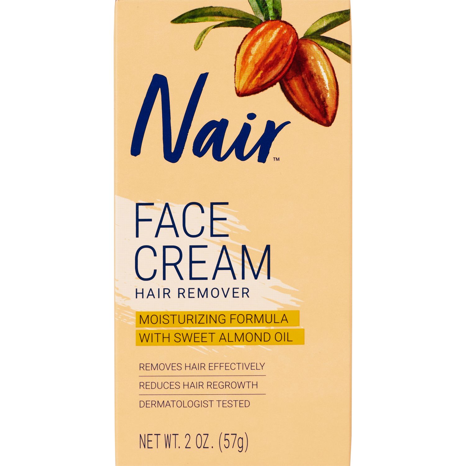 Nair Hair Remover Moisturizing Face Cream image.