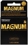 Trojan Magnum Large Lubricated Latex Condoms, thumbnail image 1 of 1