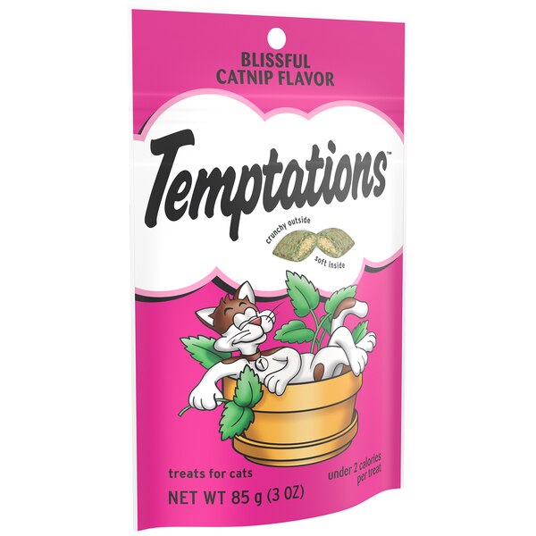 Temptations Classic Treats for Cats, Blissful Catnip Flavor, 3 OZ