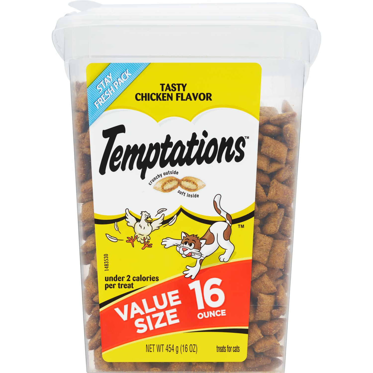 Whiskas Temptations Cat Treat, Tasty Chicken, 16 oz