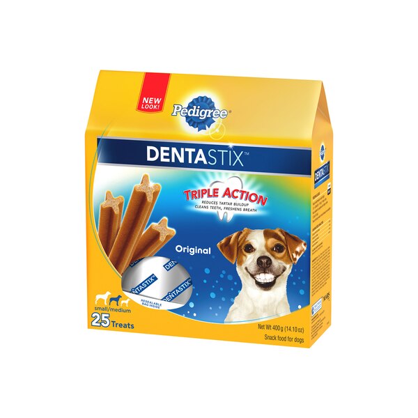 Pedigree Dentastix Original Small/Medium Treats for Dogs , 25CT