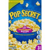 Pop-Secret Movie Theater Butter Popcorn, 3 ct, thumbnail image 1 of 7