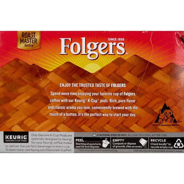 Folgers K-Cup Pods Gourmet Selections Lively Columbian, 12 ct
