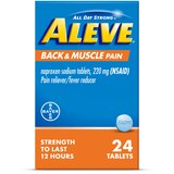 Aleve Back & Muscle Pain Relief Naproxen Sodium Tablets, thumbnail image 1 of 3