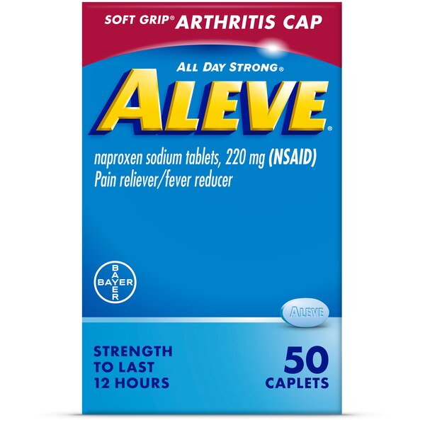 Aleve Soft Grip Arthritis Cap Naproxen Sodium Caplets