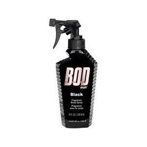 BOD man Black Fragrance Body Spray, 8 OZ image.