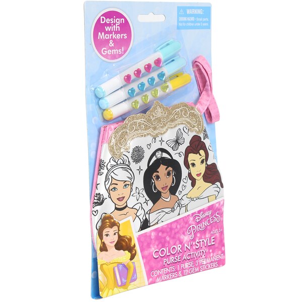 Disney Color N' Style Purse Activity, Assorted Characters