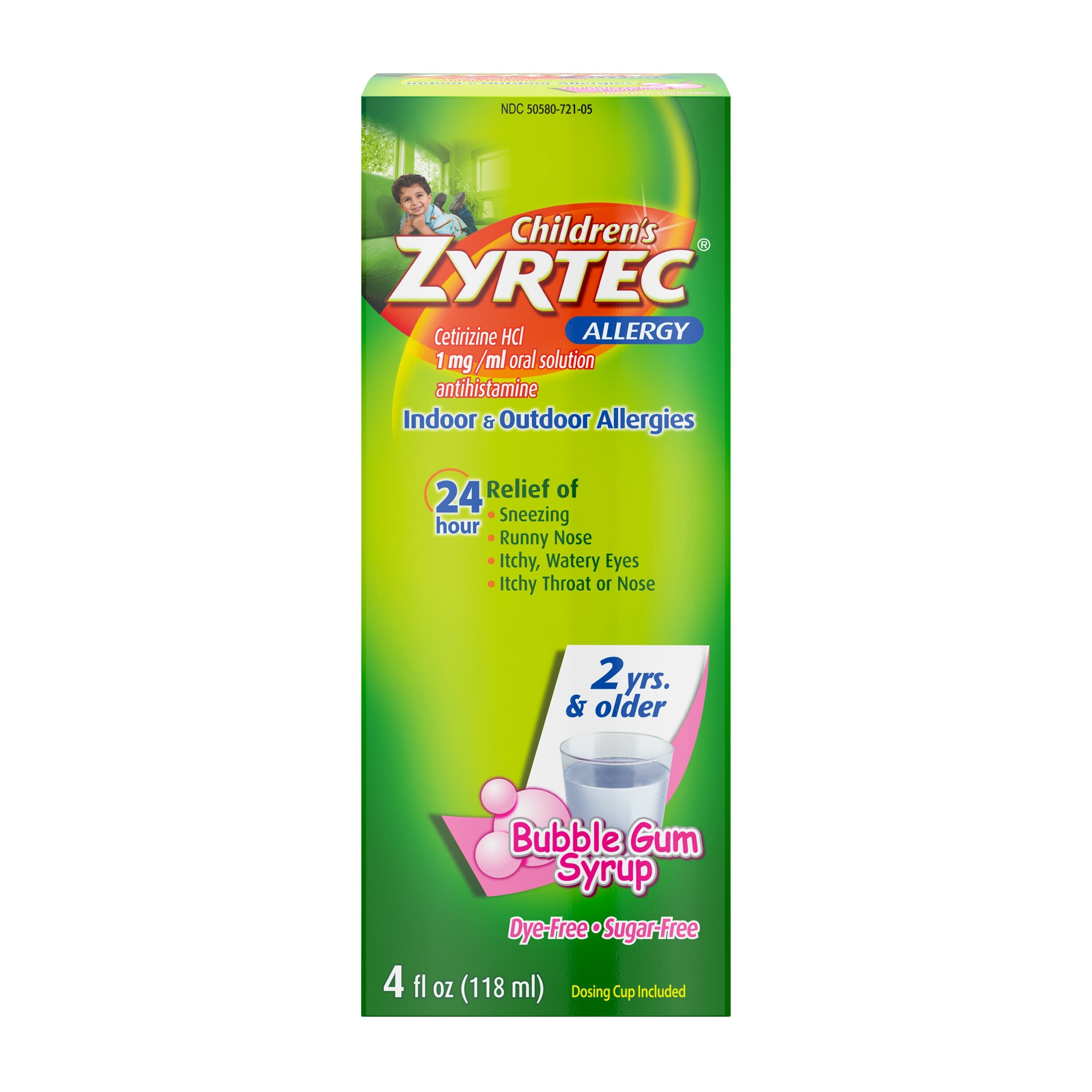 Zyrtec 24 Hr Children's Allergy Relief Liquid