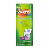 Zyrtec 24 Hr Children's Allergy Relief Liquid, thumbnail image 1 of 14