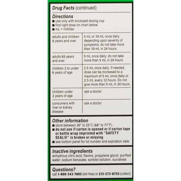 Zyrtec 24 Hr Children's Allergy Relief Syrup, Grape Flavor, 4 fl. oz