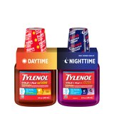Tylenol Cold + Flu Severe Day/Night Liquid Medicine Twin Pack, 8 fl. oz, 2 CT, thumbnail image 1 of 6