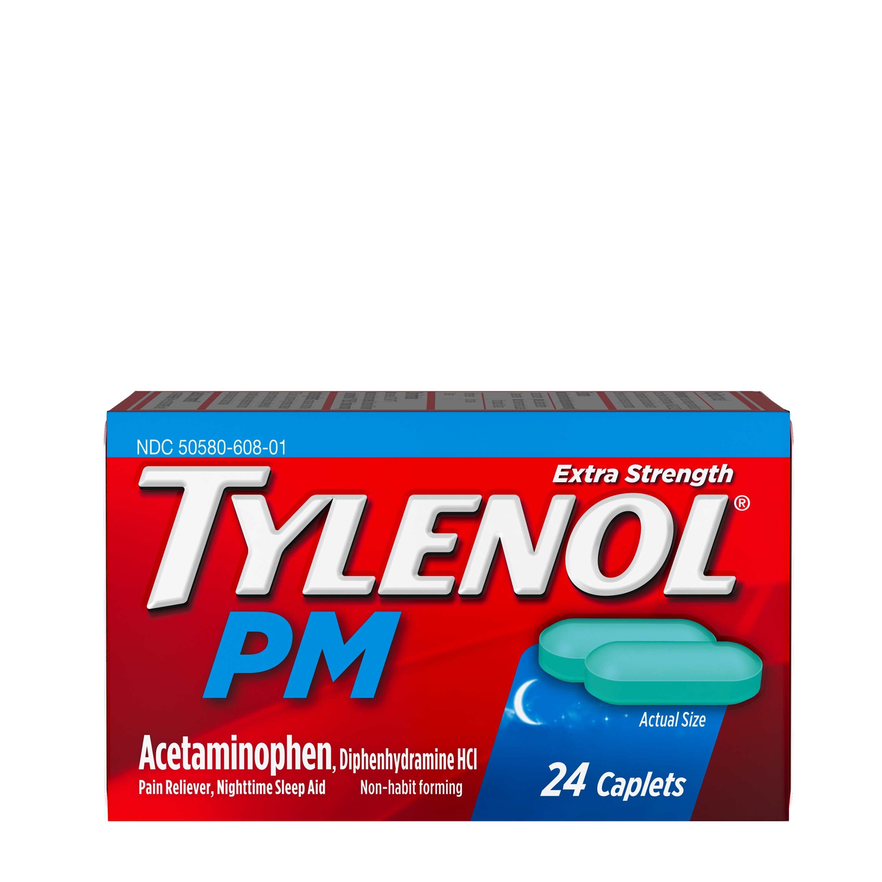 Tylenol PM Extra Strength Pain Reliever & Sleep Aid Caplets