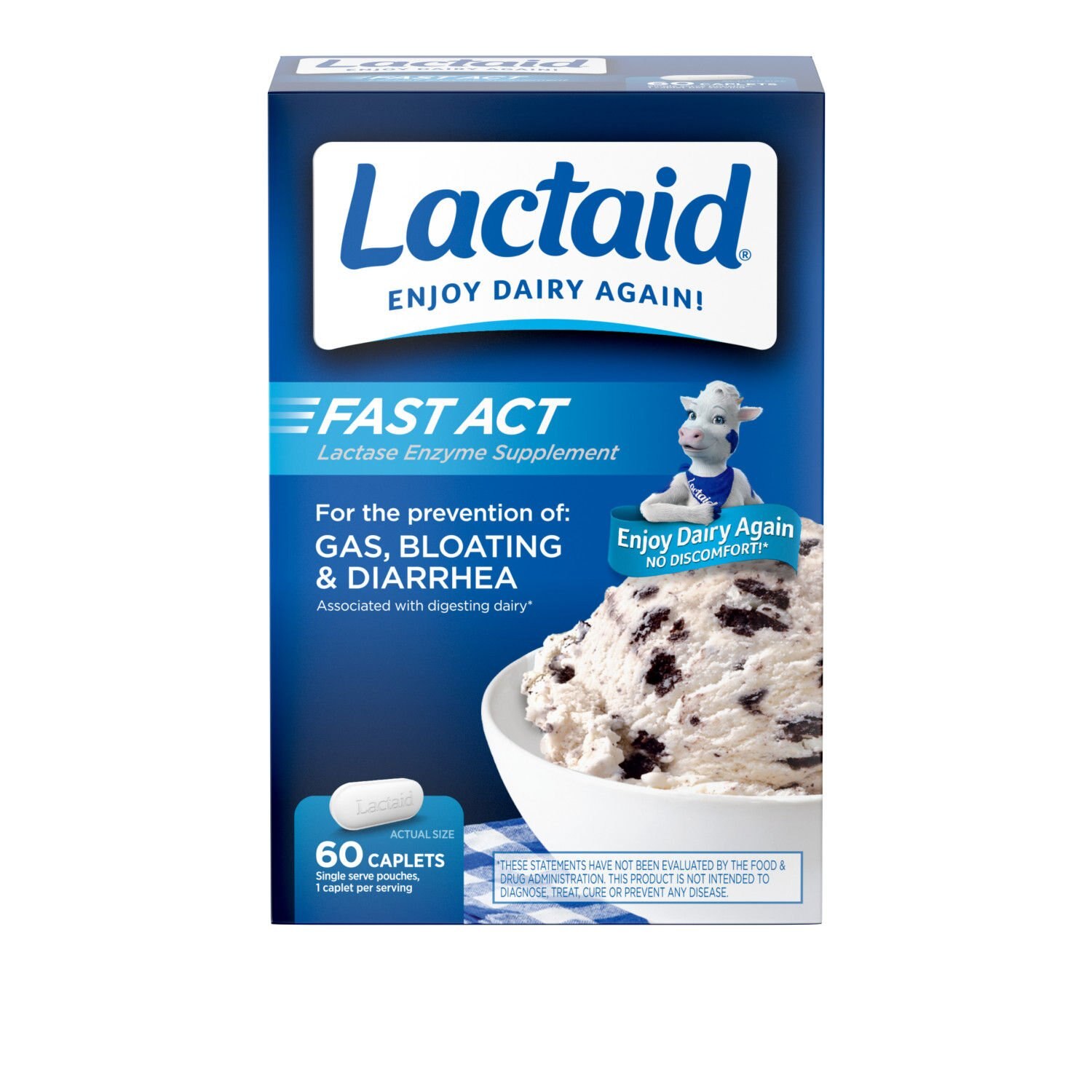Lactaid Fast Act Lactose Intolerance Caplets image.