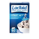 Lactaid Fast Act Lactose Intolerance Caplets, thumbnail image 5 of 9