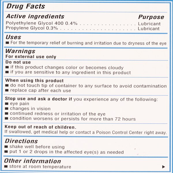 Systane Ultra Lubricant Eye Drops