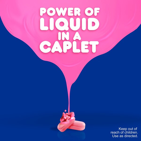 Pepto Bismol Caplets Ultra for Nausea, Heartburn, Indigestion, Upset Stomach, and Diarrhea Relief