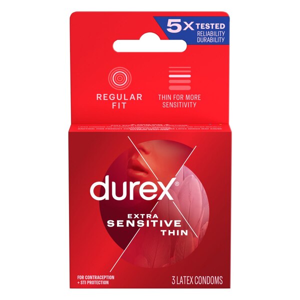 Durex Extra Sensitive Ultra Thin Lubricated Latex Condoms