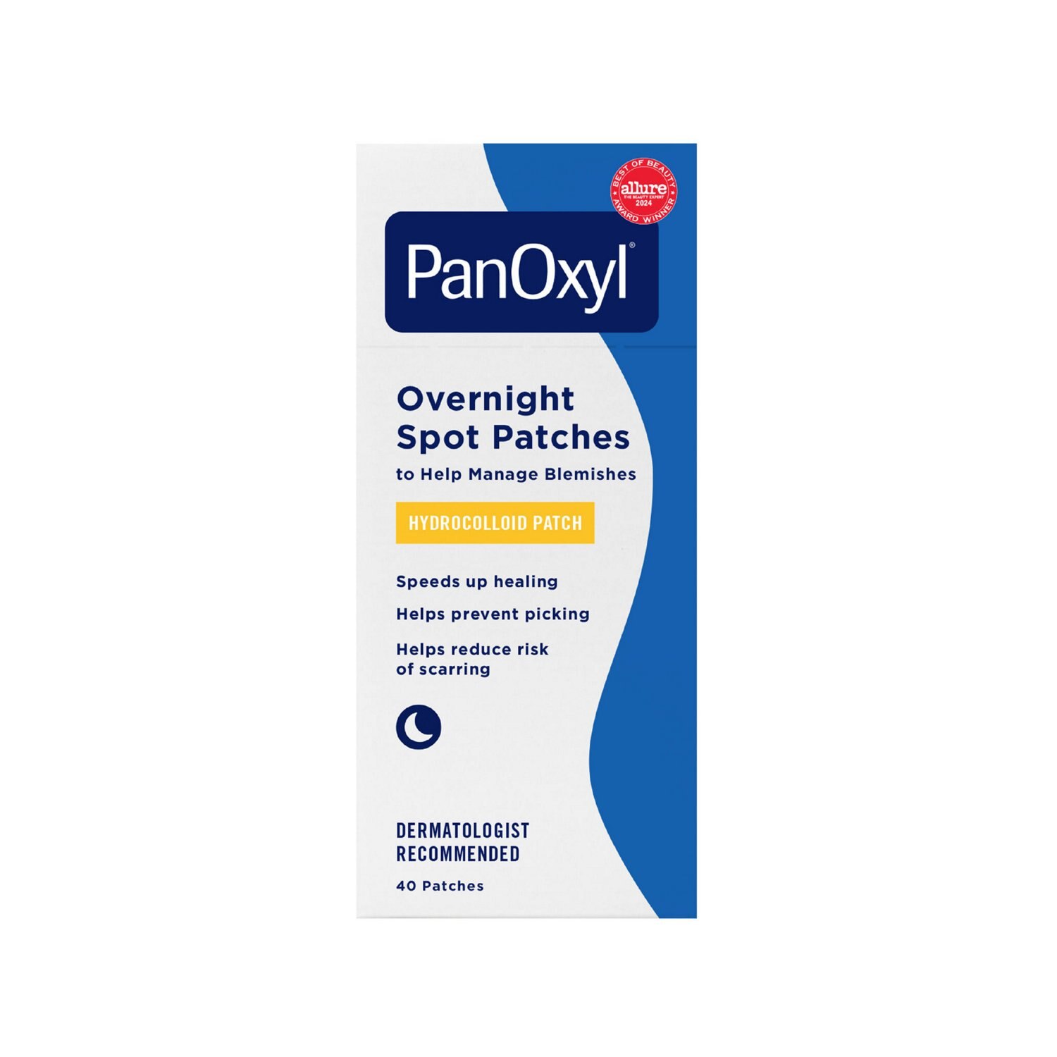 PanOxyl PM Overnight Spot Patches, 40CT image.