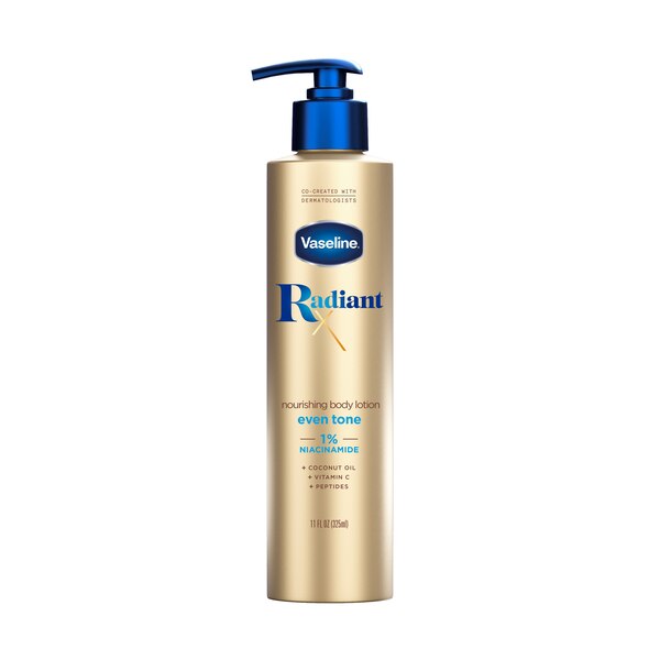 Vaseline Radiant X Even Tone Nourishing Body Lotion, 11 OZ