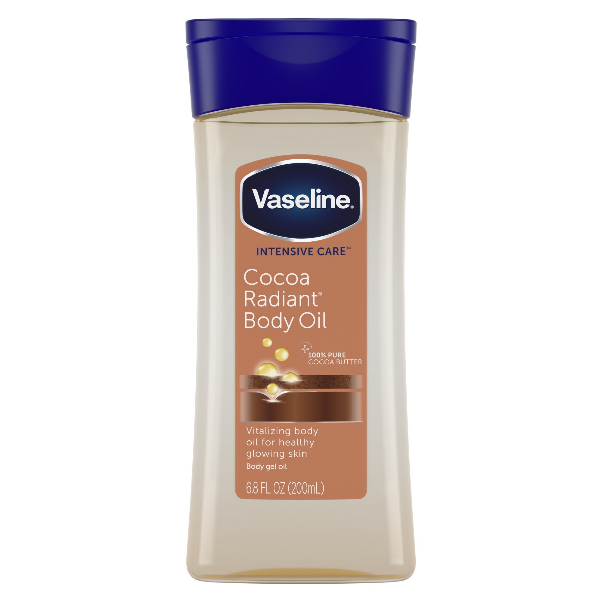 Vaseline Intensive Care Cocoa Radiant Body Gel Oil, 6.8 OZ