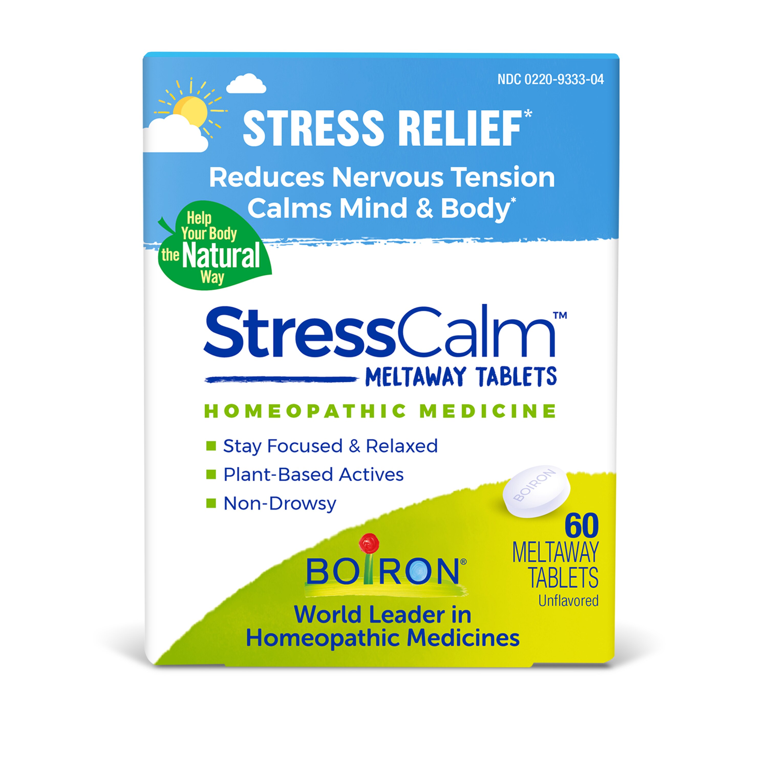 Boiron StressCalm Meltaway Tablets, 60 CT