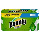 Bounty Select-A-Size Paper Towels, 8 Double Rolls, White, 90 Sheets Per Roll, thumbnail image 1 of 29