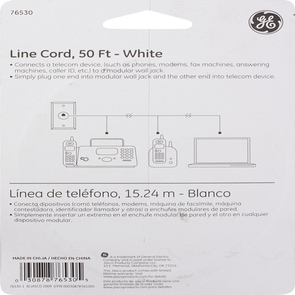 GE Line Cord, 50'