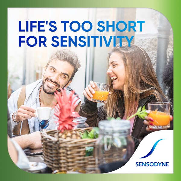 Sensodyne Sensitivity Toothpaste for Sensitive Teeth, Fresh Mint, 4 ounce (Pack of 2)
